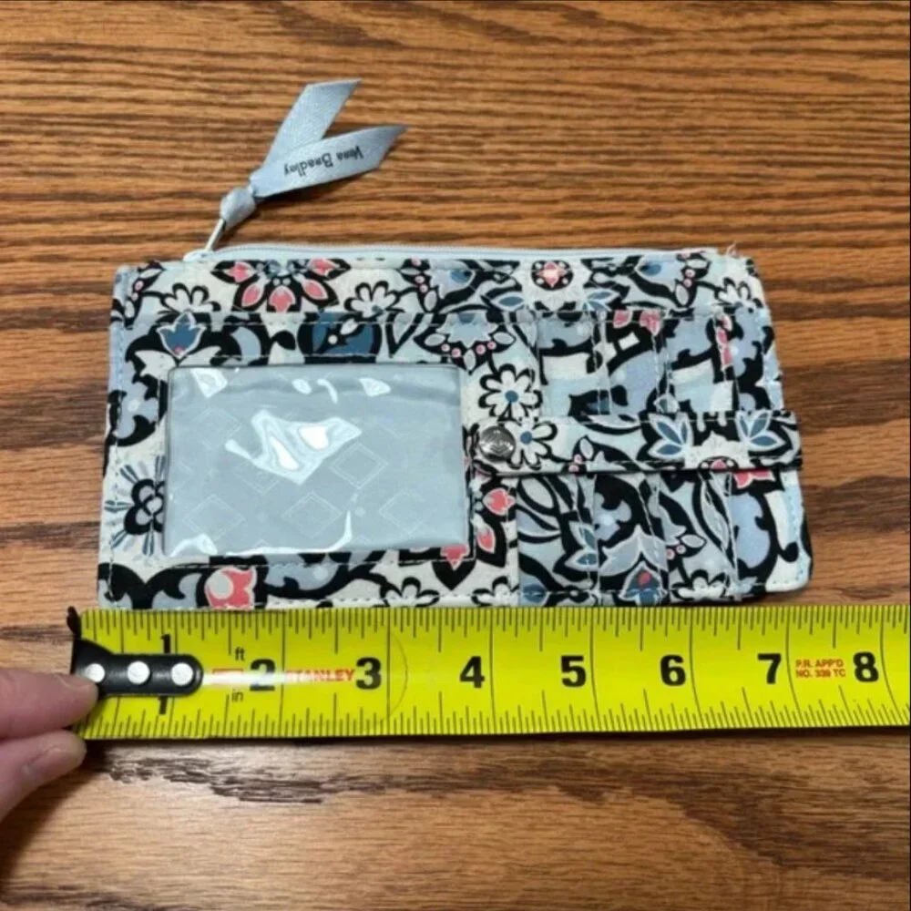 Vera Bradley Lisbon Medallion RFID Ultimate Card Case Wallet 7" x 4" Designer - Picture 6 of 7